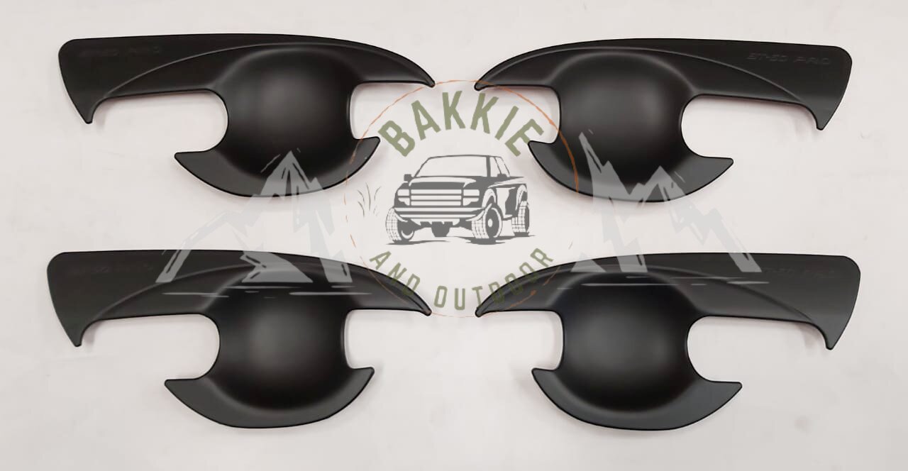 Mazda BT-50 2012-2020 Door Handle Cups Matt Black