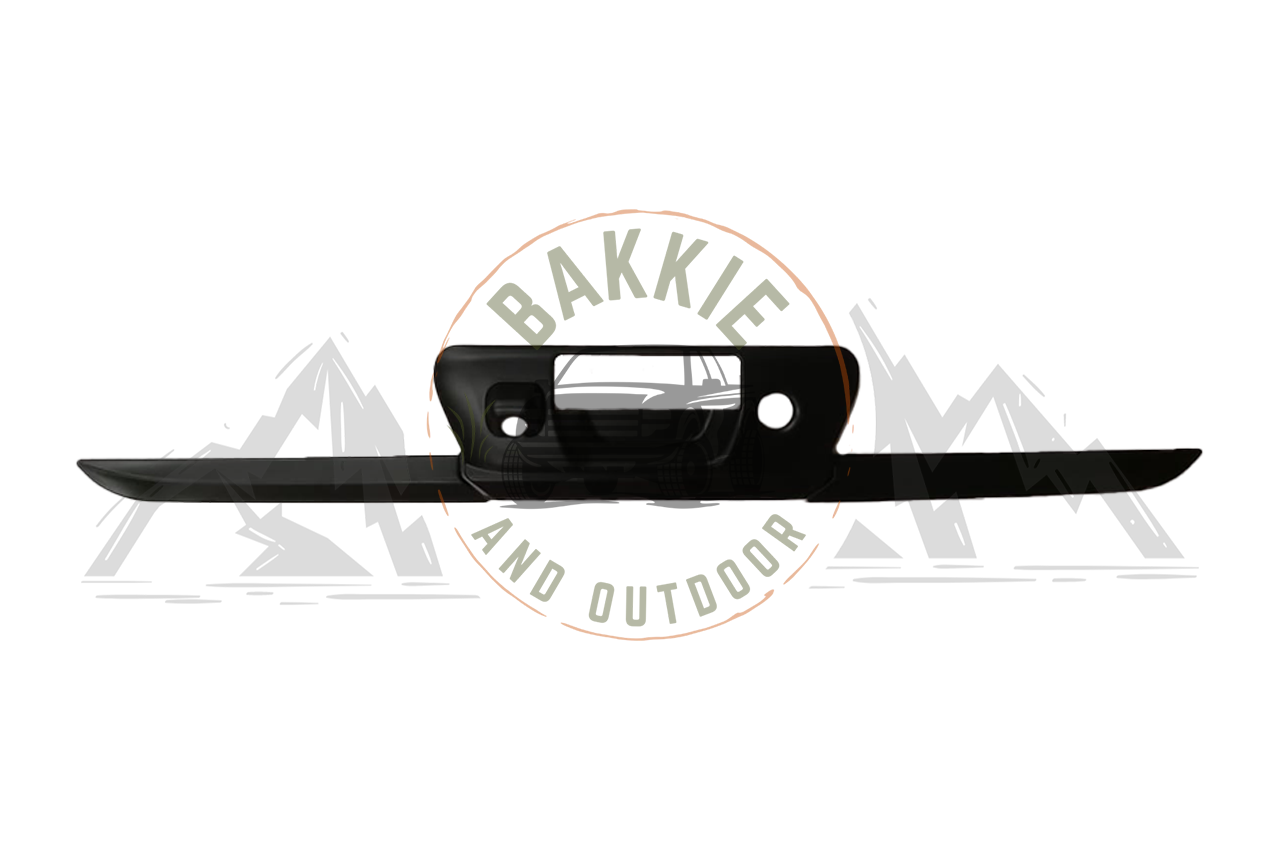 Nissan Navara 2016-2020 Rear Trunk Lid Cover Matt Black with Camera Hole