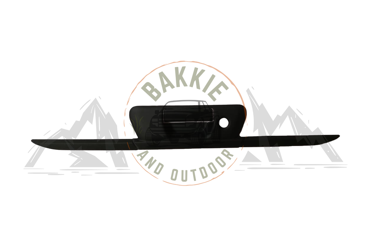 Nissan Navara 2016-2020 Rear Trunk Lid Cover Matt Black No Camera Hole