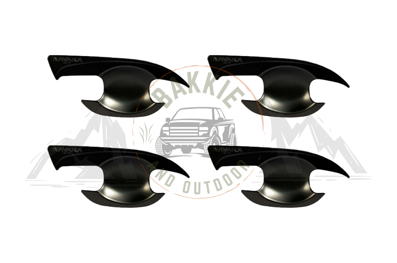 Nissan Navara 2016-2020 Door Handle Cups Matt Black