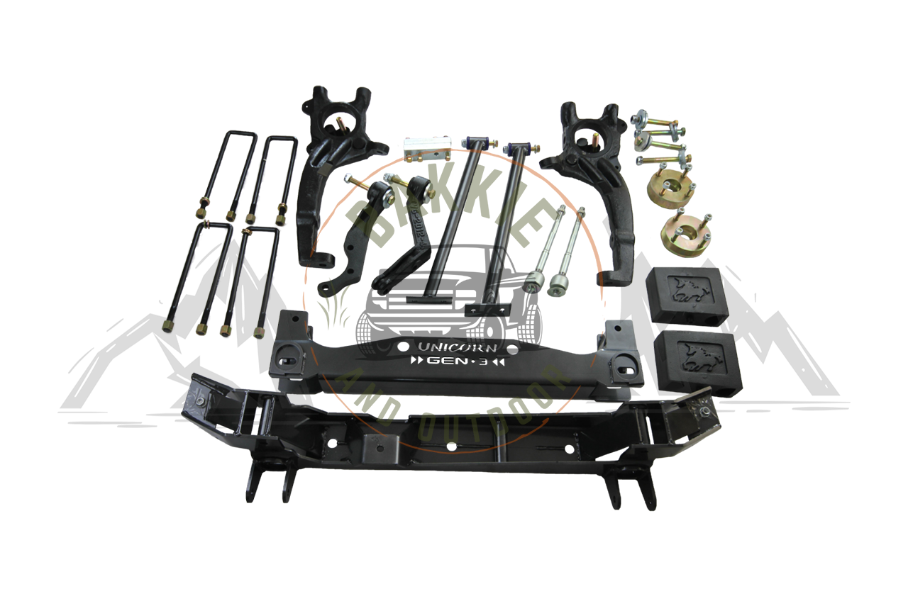 Nissan Navara 2016-2020 6" Unicorn Lift Kit & Rear Spacers