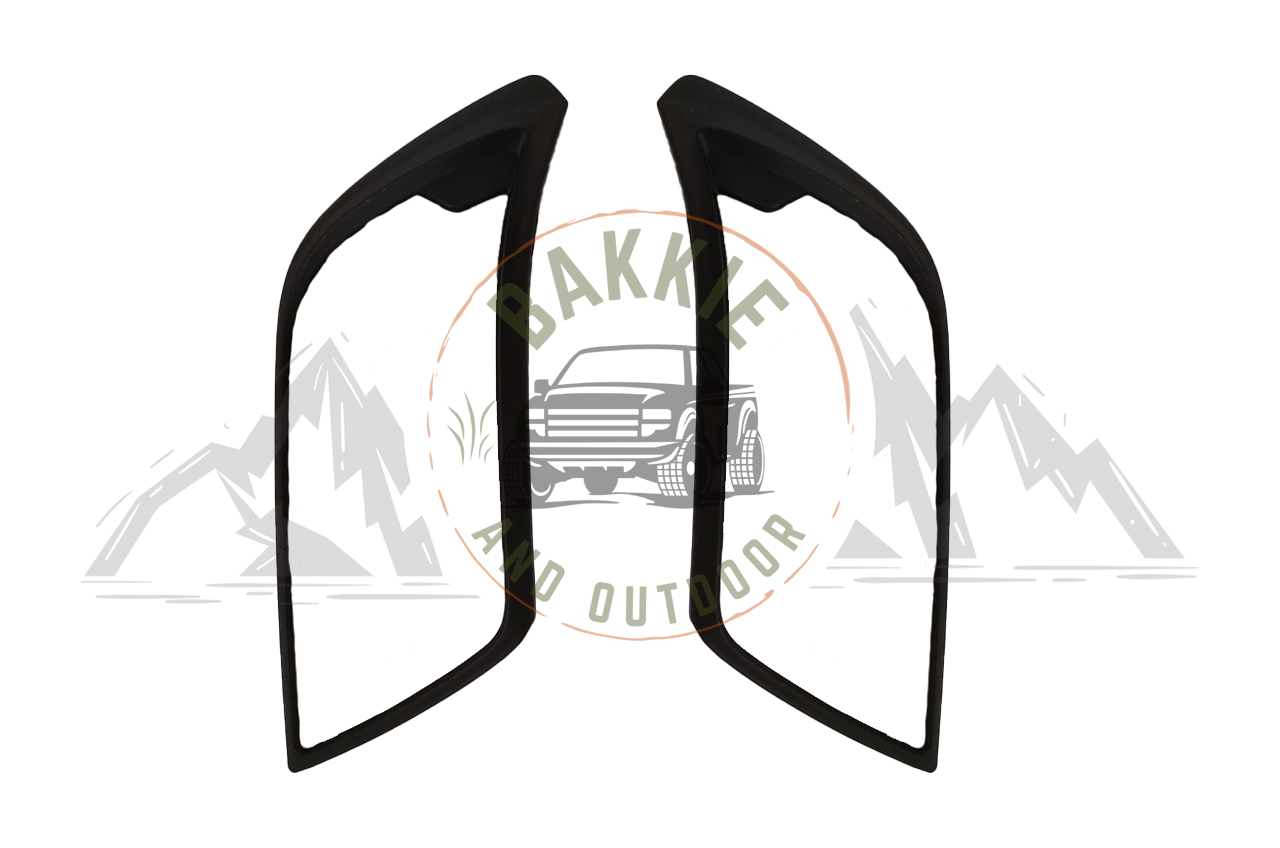 Nissan Navara 2021+ Head Light Cover Trims Matt Black