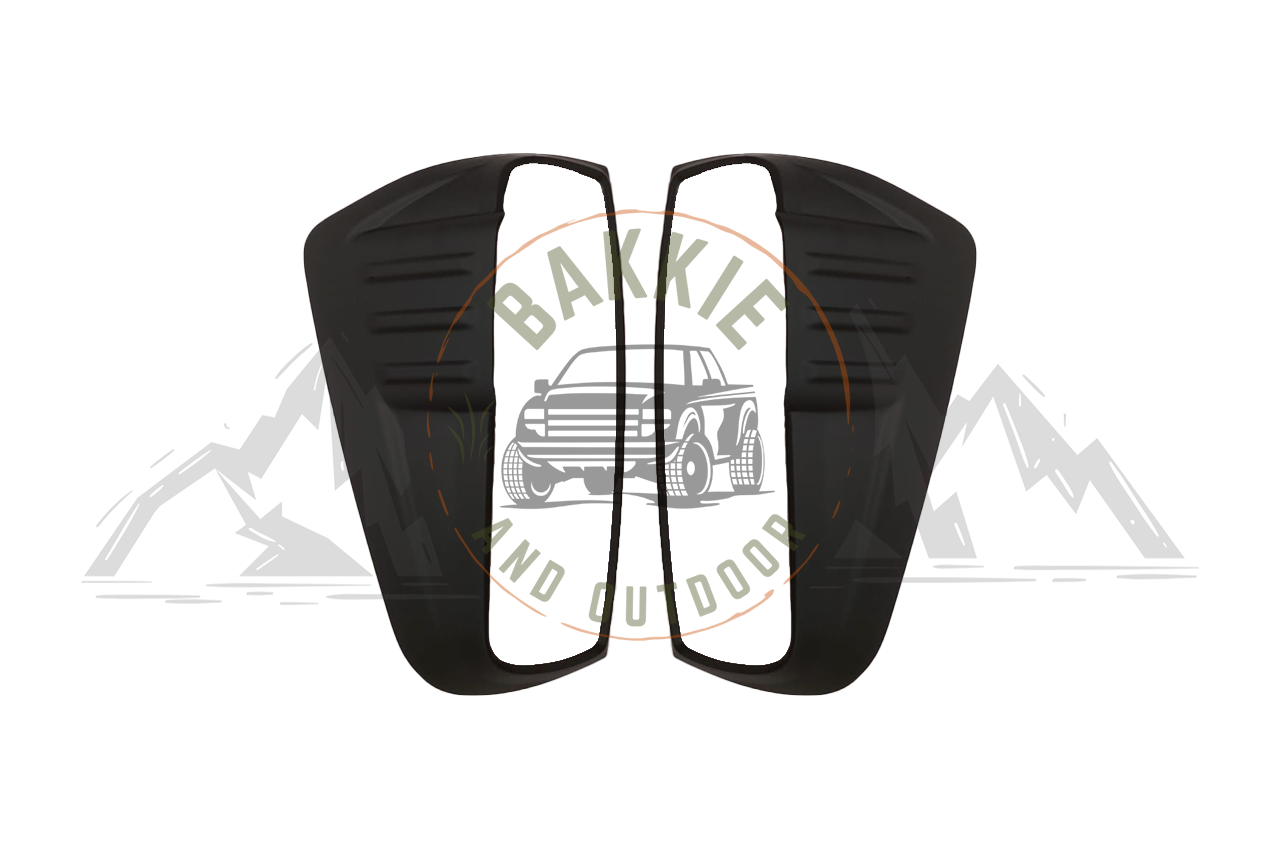 Nissan Navara 2021+ Tail Light Cover Trims Matt Black