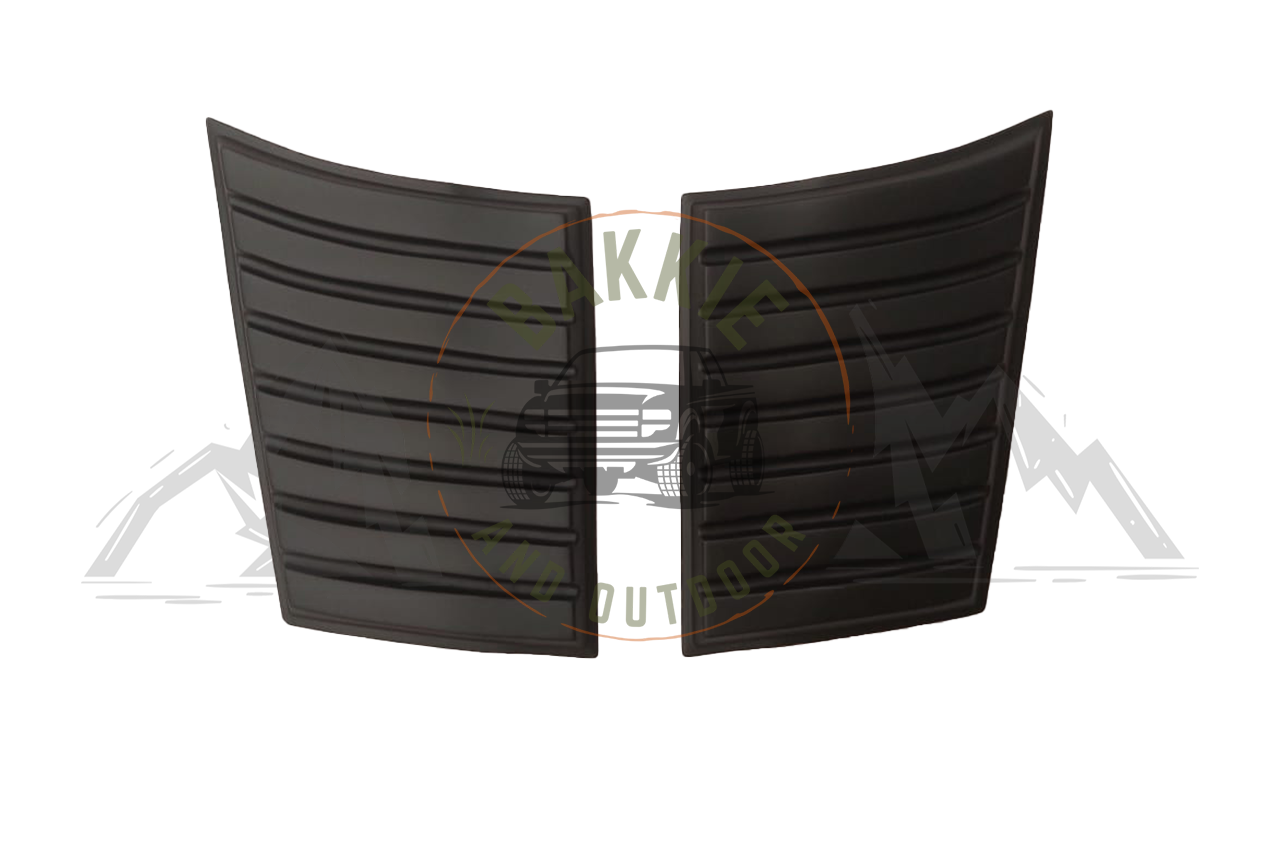 Mitsubishi Triton 2016-2019 Bonnet Vents - Matte Black