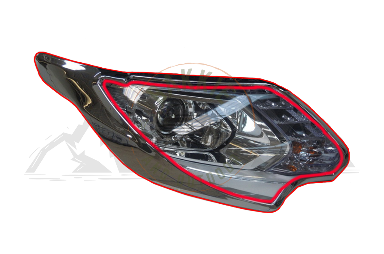 Mitsubishi Triton 2016-2019 Head Light Cover Trim - Chrome
