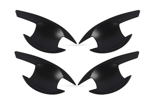 Mitsubishi Triton 2019-2021 Door Handle Cups Matt Black