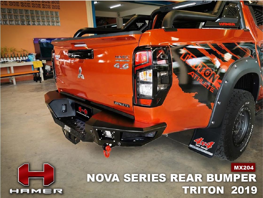 Hamer Mitsubishi Triton (2018-2023) Nova Series Rear Bumper