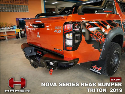 Hamer Mitsubishi Triton (2018-2023) Nova Series Rear Bumper