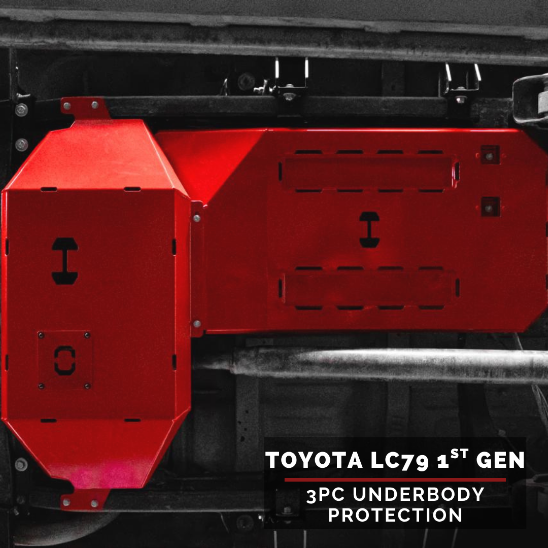 Hamer Toyota Land Cruiser 79 Series (2007-Present) Underbody Protection Plates