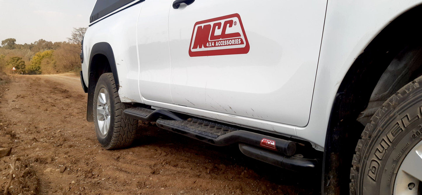 MCC Toyota Hilux GD6 (2016-Present) Twisted Style Side Steps - Double/Extended Cab
