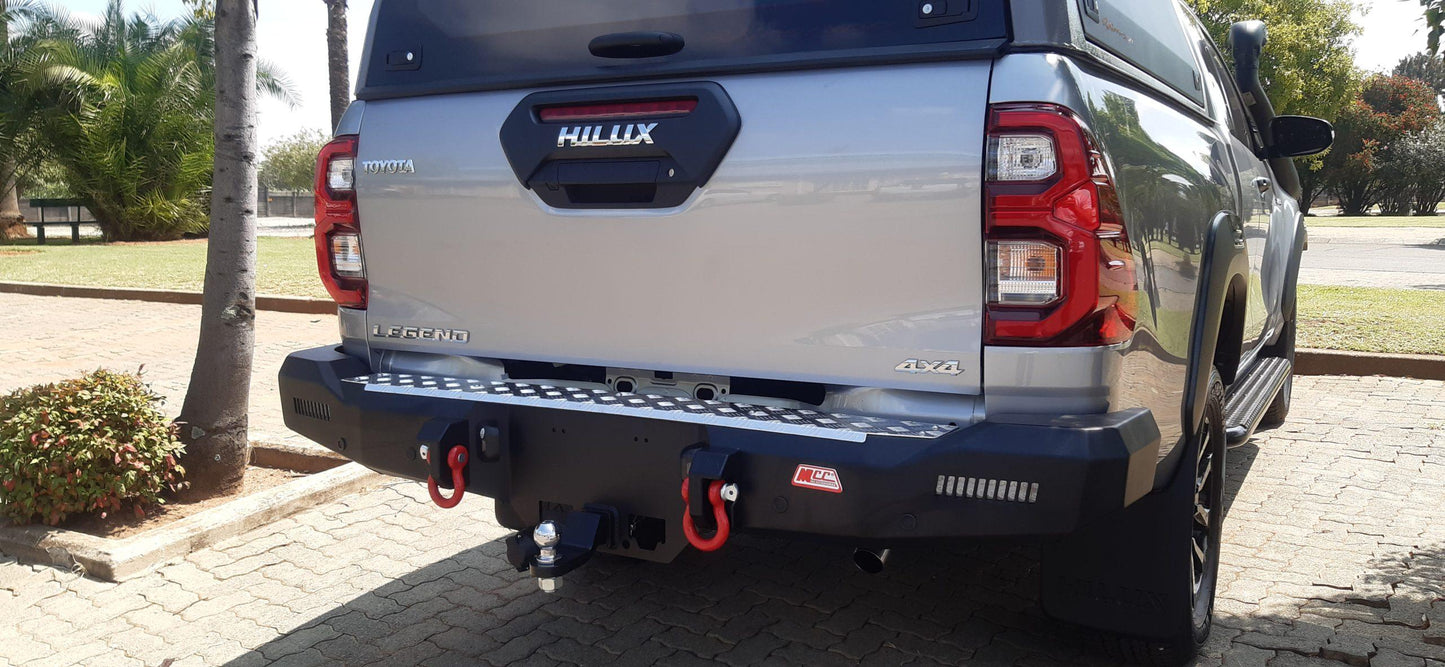 MCC Toyota Hilux GD6 (2016-Present) Rocker Rear Bumper w/ Towbar