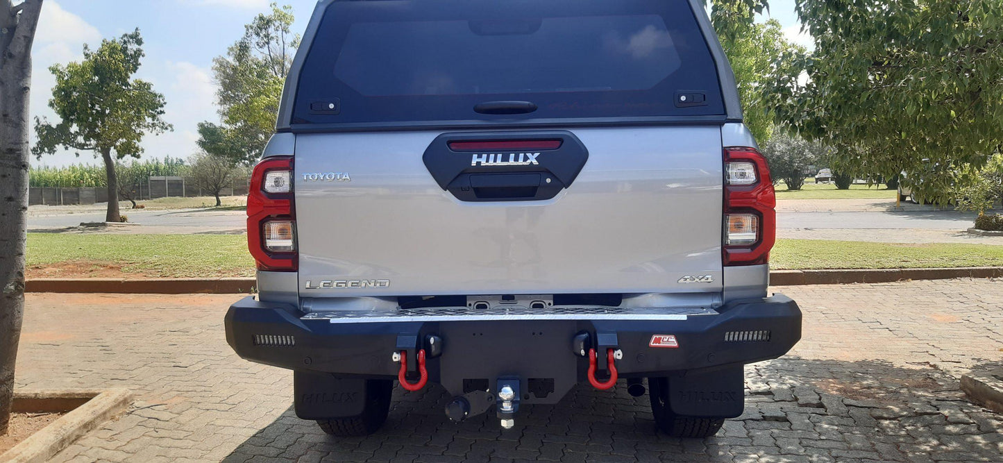 MCC Toyota Hilux GD6 (2016-Present) Rocker Rear Bumper w/ Towbar
