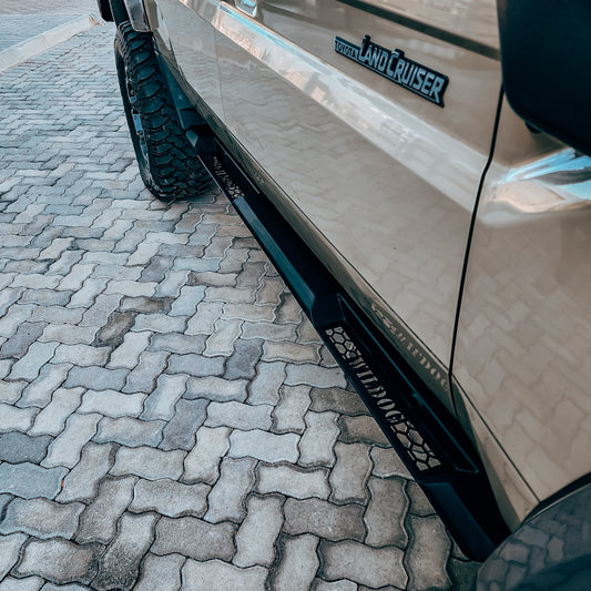 WILDOG Toyota LC79 Series Pickup (2007-2023) Warrior Style Rock Sliders - Double Cab