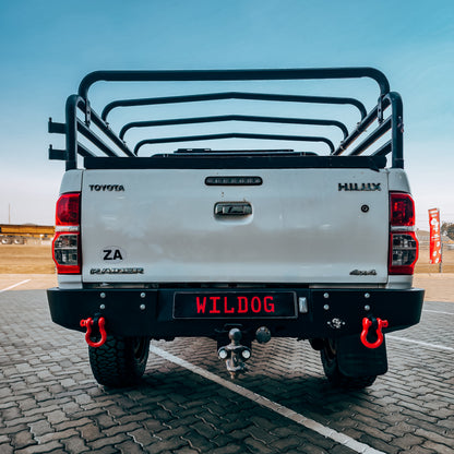 Wildog Toyota Hilux D4D (2005-2015) Standard Rear Replacement Bumper
