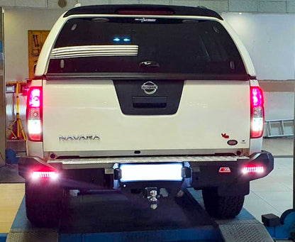 MCC Nissan Navara (2005-2016) Rocker Rear Bumper w/ Towbar