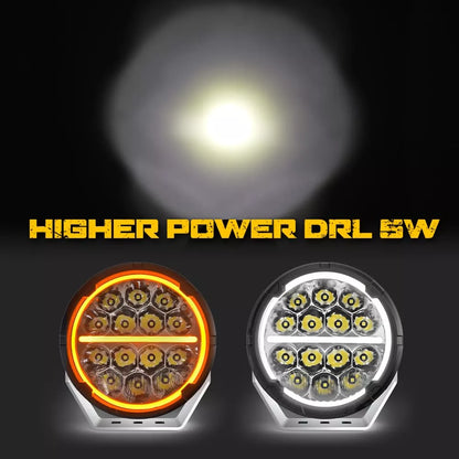 Roamer 6.5" Extrema LED Spots with Black Covers