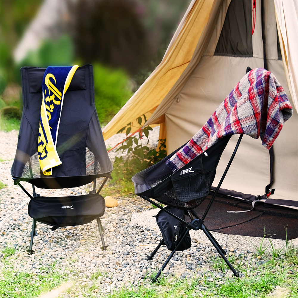 3D MAXpider Aluminium High Back Folding Chair (Max 100Kg's)