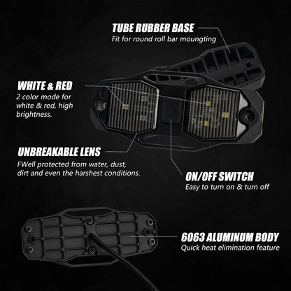 Roamer XDL Dual Colour LED Rock Light