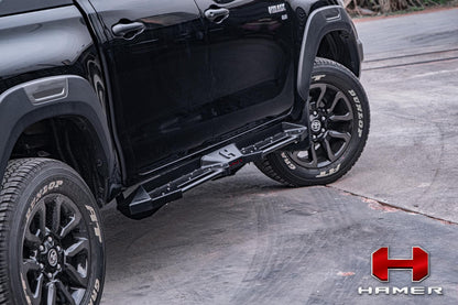 Hamer Toyota Hilux  (2016-2025) Shadow Series Side Steps