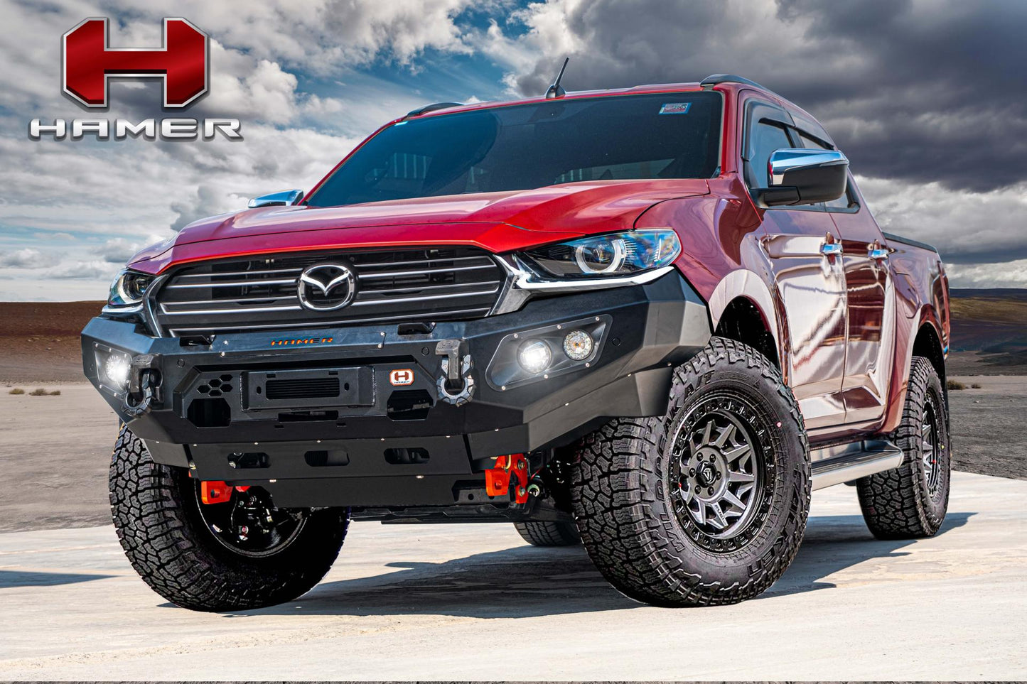 Hamer Mazda BT-50 (2021-Present) King Series Front Bumper (No Bull Bar)