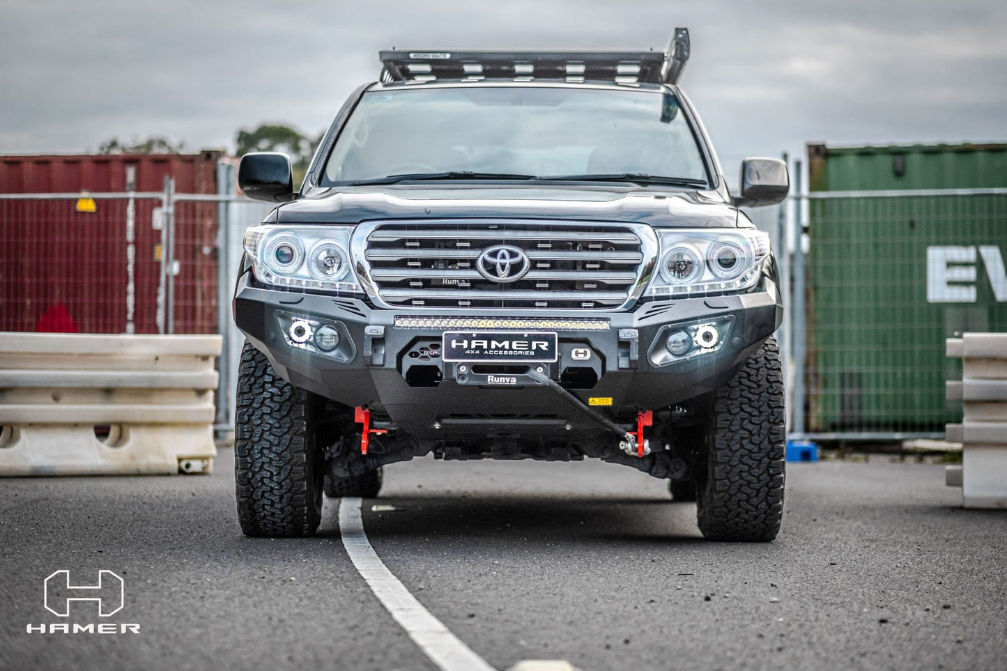 Hamer Toyota Land Cruiser LC200 (2008-2015) King Series Front Bumper (No Bull Bar)