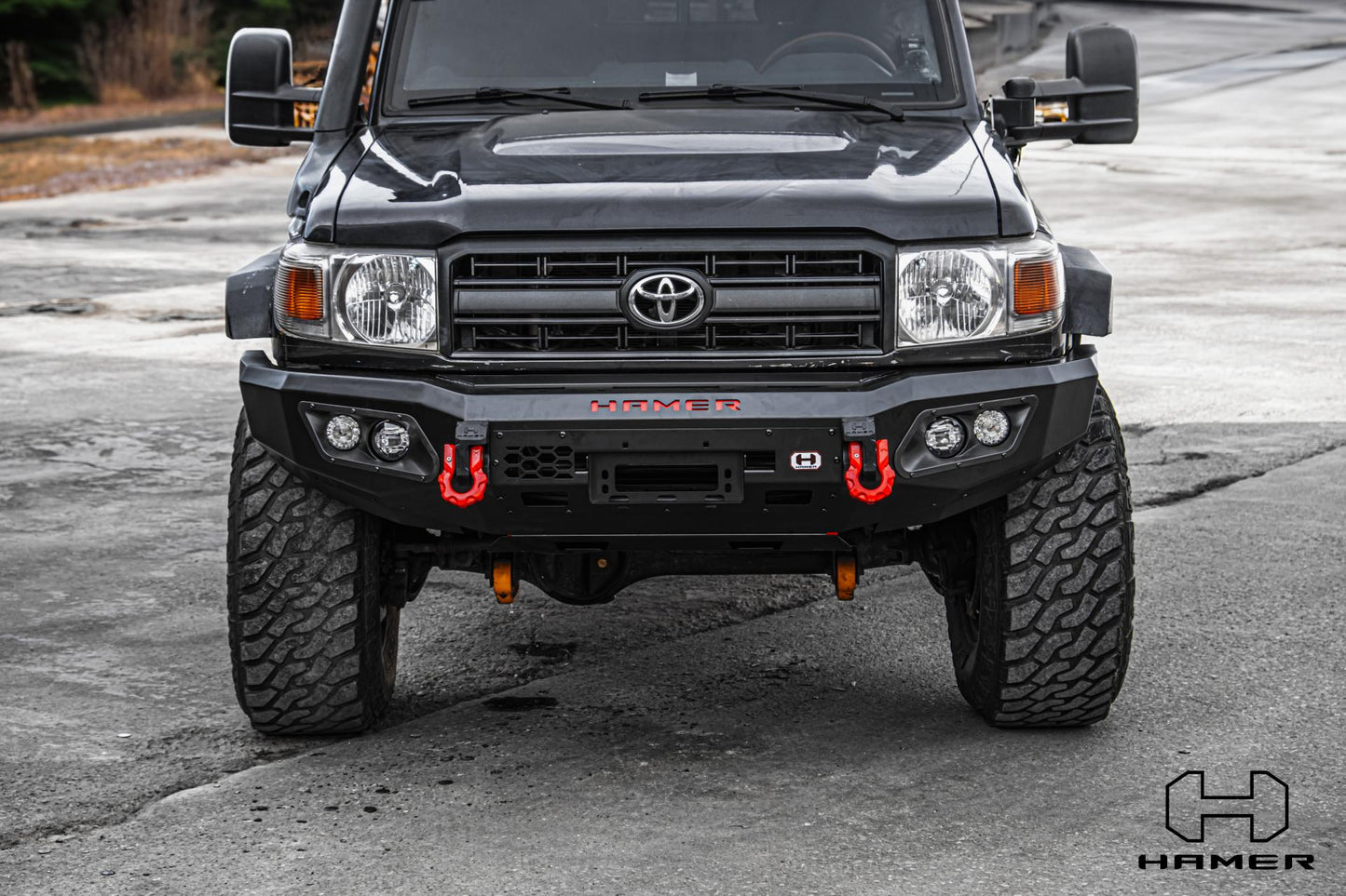 Hamer Toyota Land Cruiser 76/79 Series (2007-2023) King Series Front Bumper (No Bull Bar)