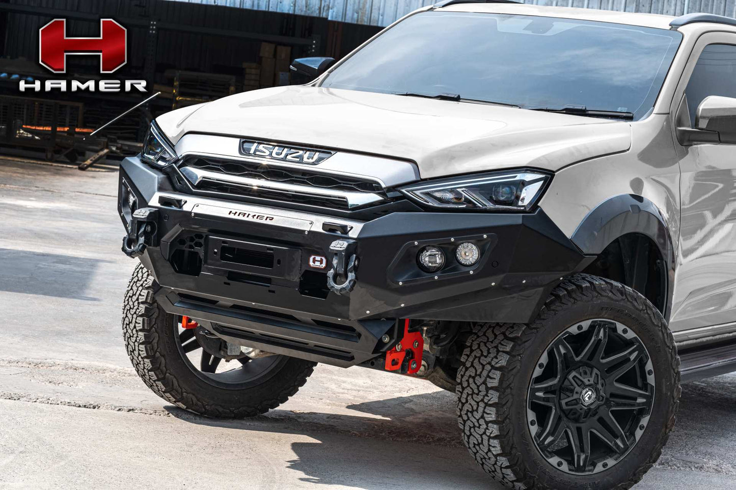 Hamer Isuzu MU-X (2021-2025) King Series Front Bumper (No Bull Bar)