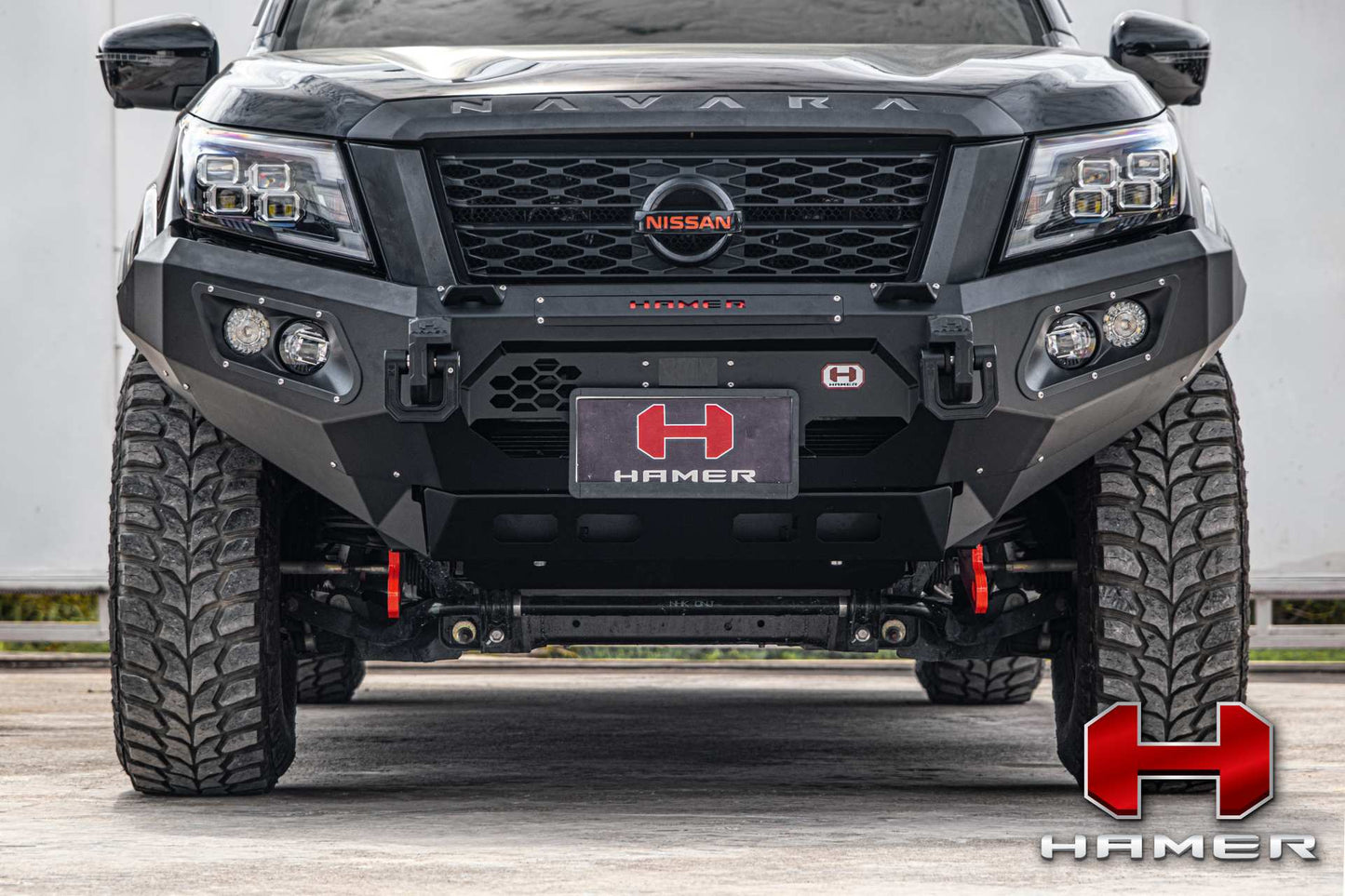 Hamer Nissan Navara PRO4X (2020-2023) King Series Front Bumper (No Bull Bar)