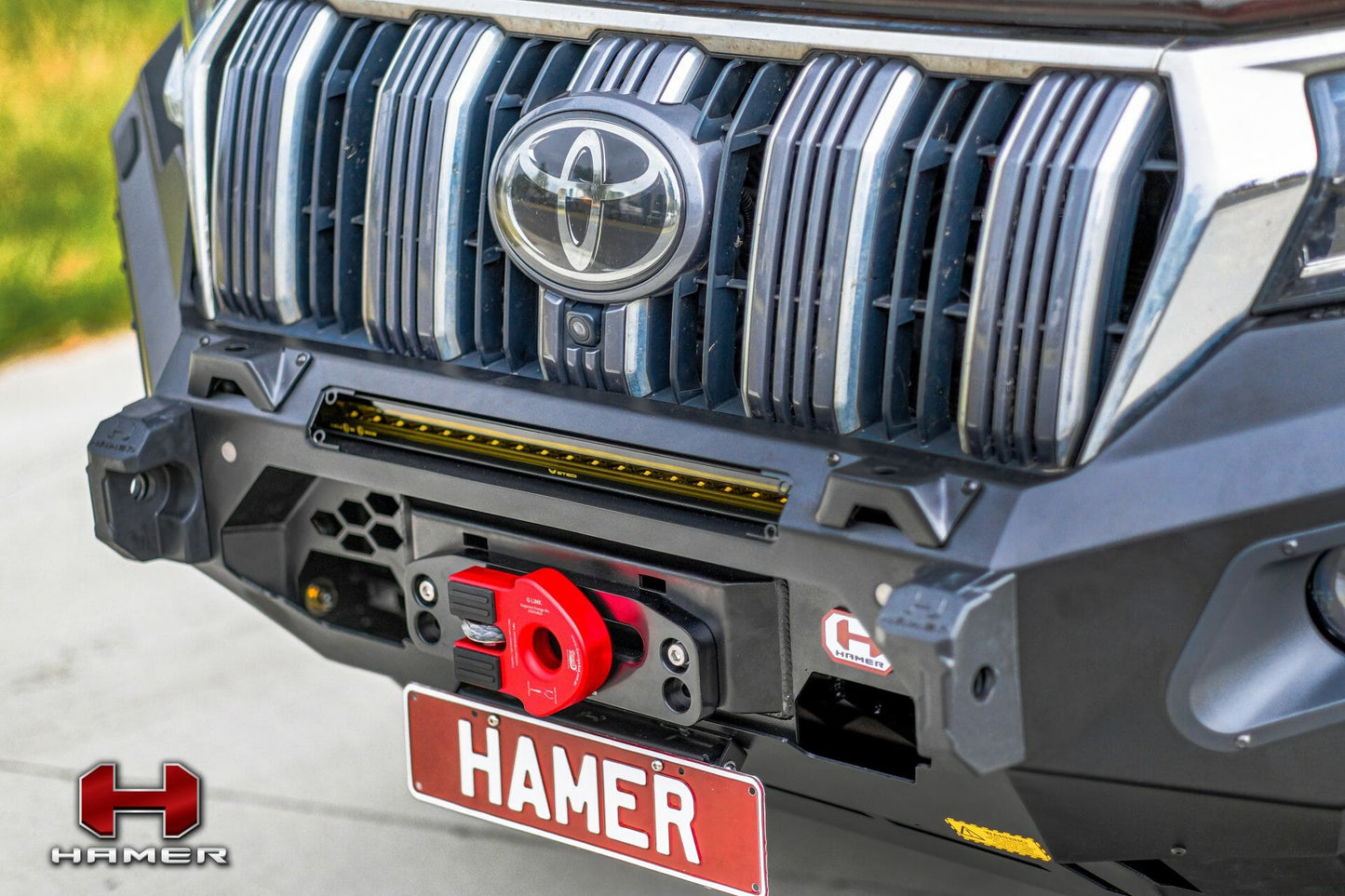 Hamer Toyota Prado 150 (2018-2020) King Series Front Bumper (No Bull Bar)