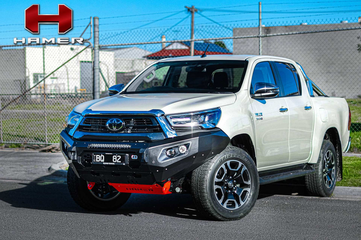 Hamer Toyota Hilux Raider (2021-2023) King Series Front Bumper (No Bull Bar)