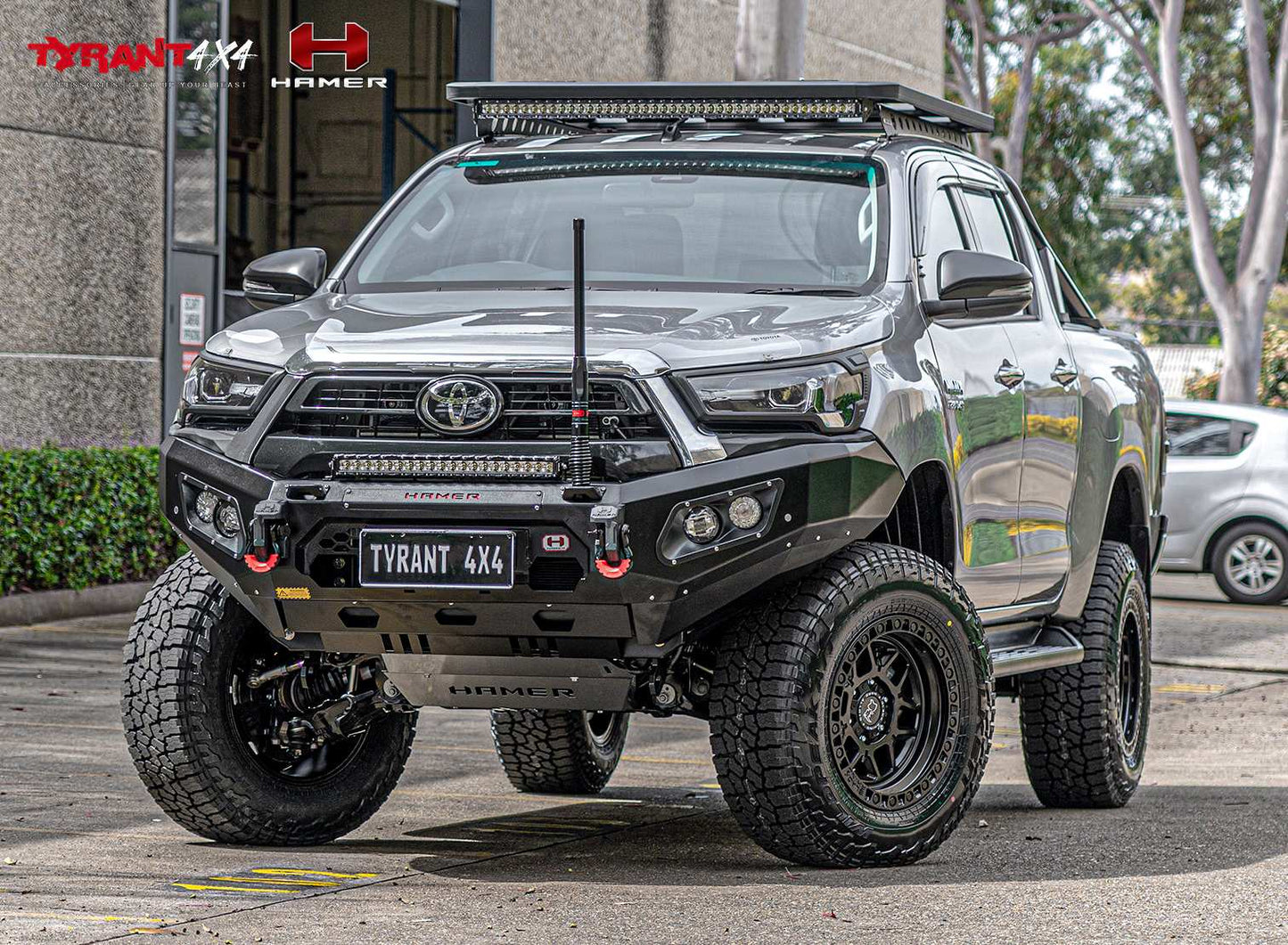 Hamer Toyota Hilux Raider (2021-2023) King Series Front Bumper (No Bull Bar)