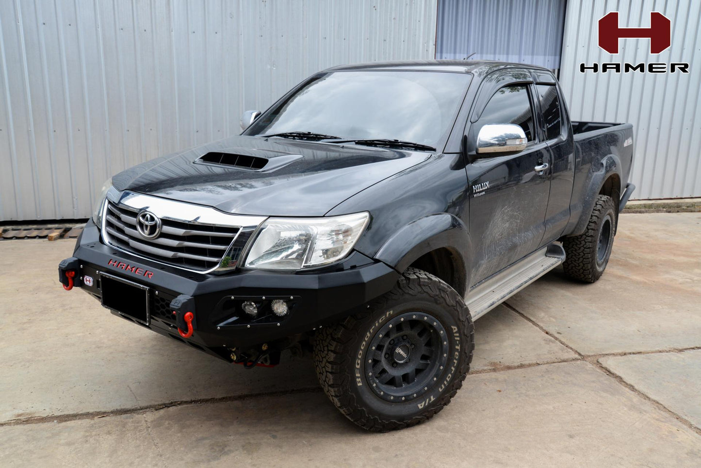 Hamer Toyota Hilux Vigo Champ (2012-2014) King Series Front Bumper (No Bull Bar)