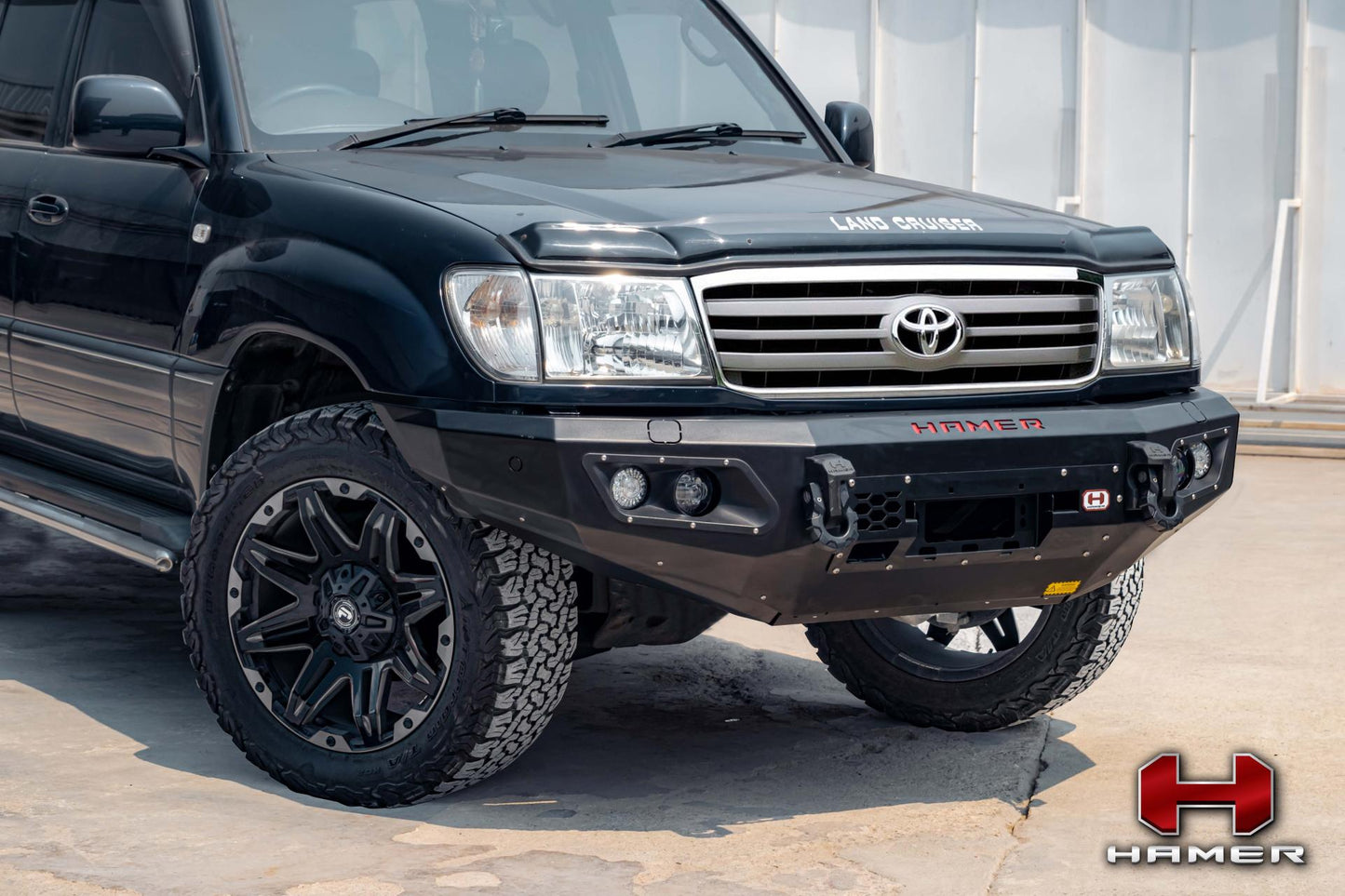 Hamer Toyota Land Cruiser LC100 (1999-2007) King Series Front Bumper (No Bull Bar)