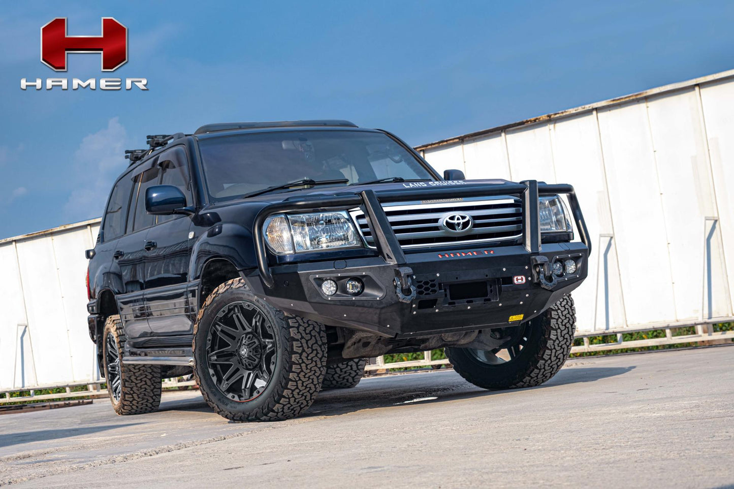 Hamer Toyota Land Cruiser LC100 (1999-2007) King Plus Front Bullbar Bumper