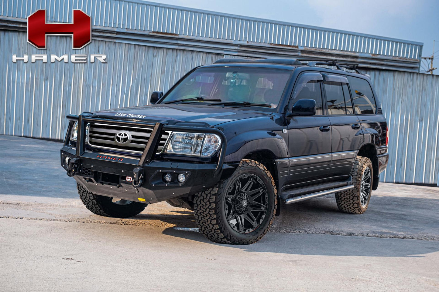 Hamer Toyota Land Cruiser LC100 (1999-2007) King Plus Front Bullbar Bumper