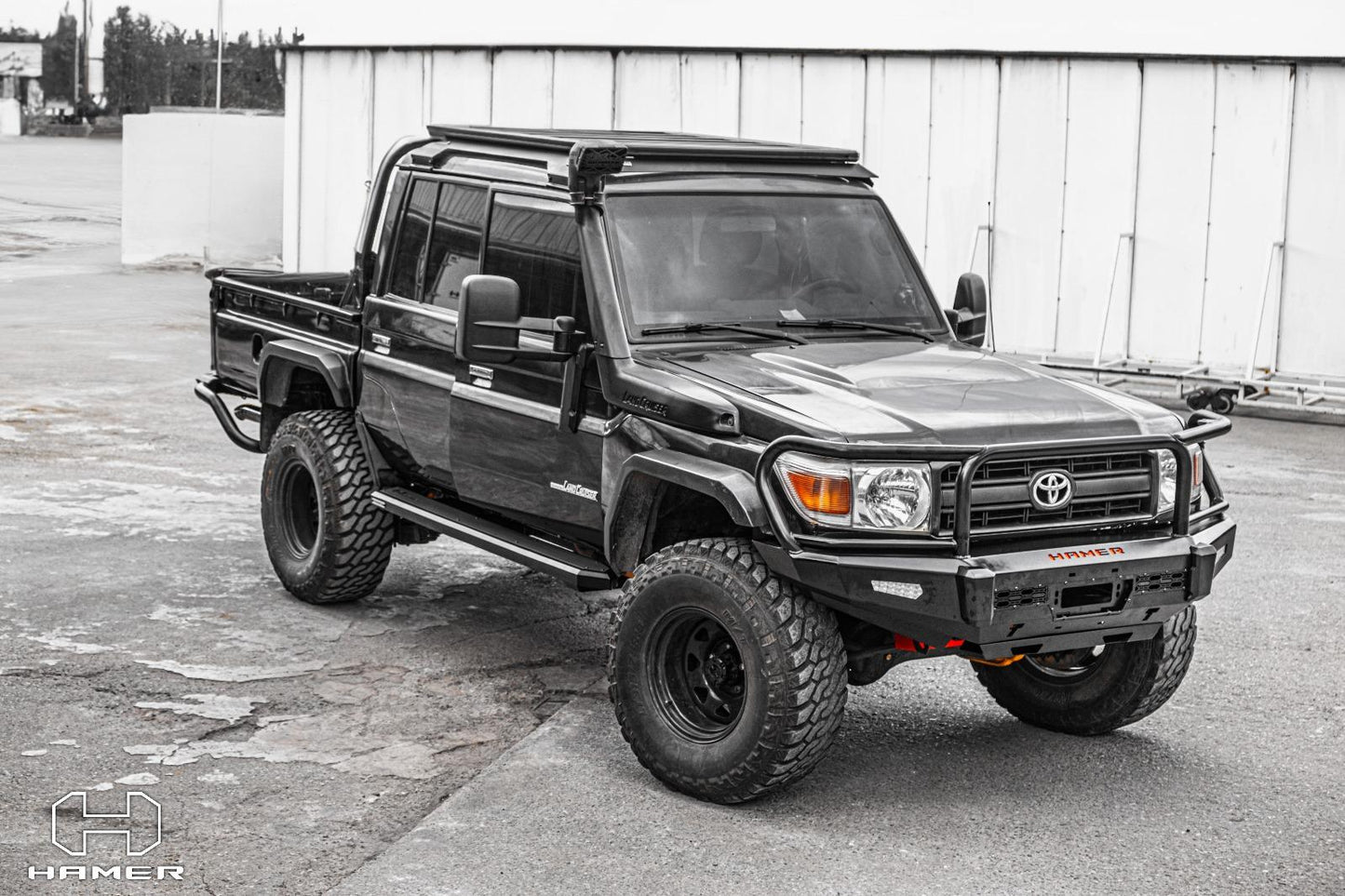 Hamer Toyota Land Cruiser 76/79 Series (2007-2023) Classic Series Front Bullbar Bumper