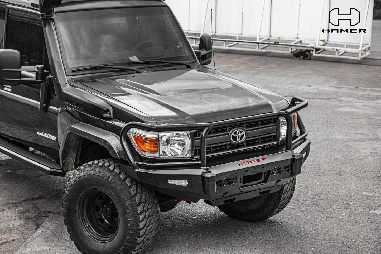 Hamer Toyota Land Cruiser 76/79 Series (2007-2023) Classic Series Front Bullbar Bumper