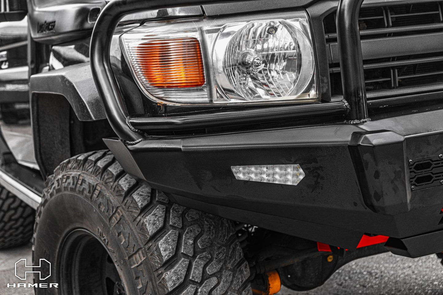 Hamer Toyota Land Cruiser 76/79 Series (2007-2023) Classic Series Front Bullbar Bumper