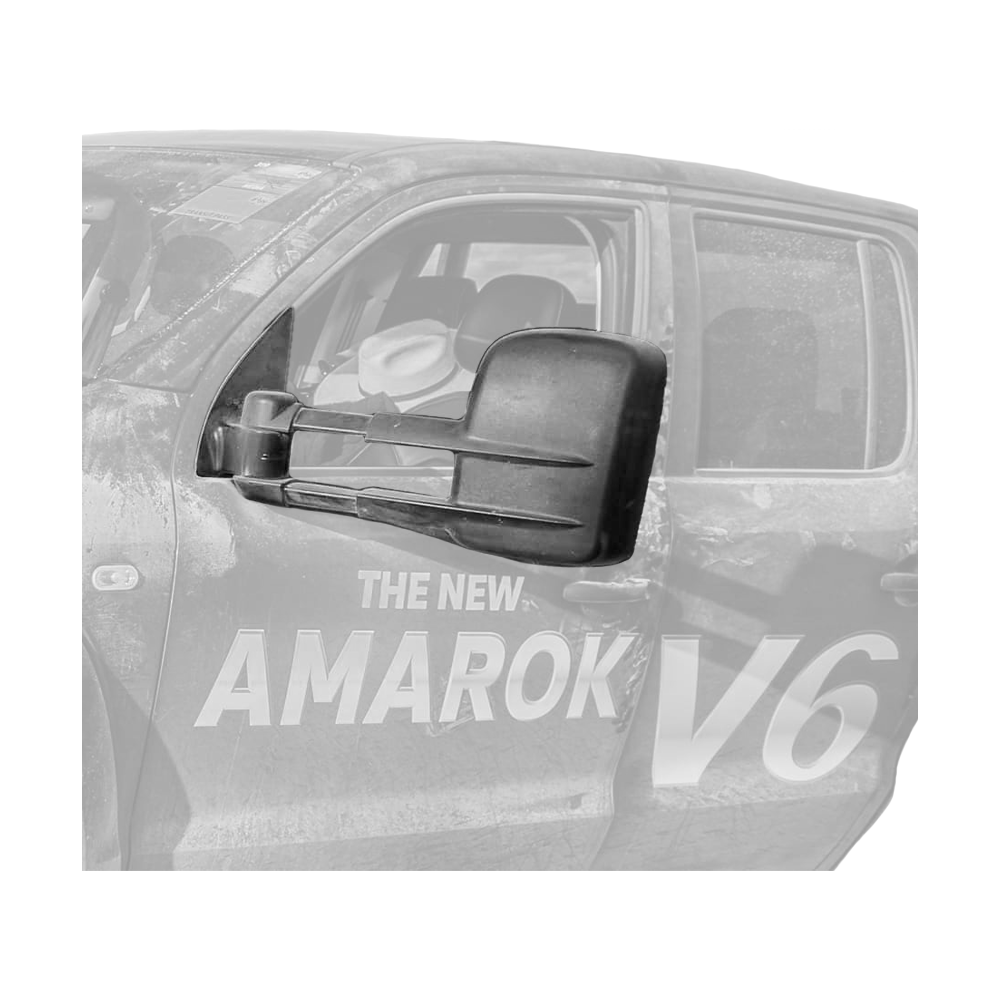 VW Amarok 2010-2022 Towing Mirrors Smoked