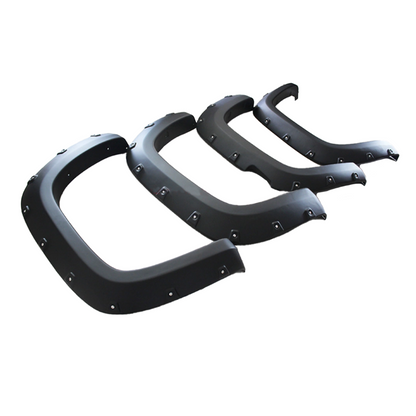 VW Amarok (2010-2014) V2 Fender Flares Mod Design - Matte Black
