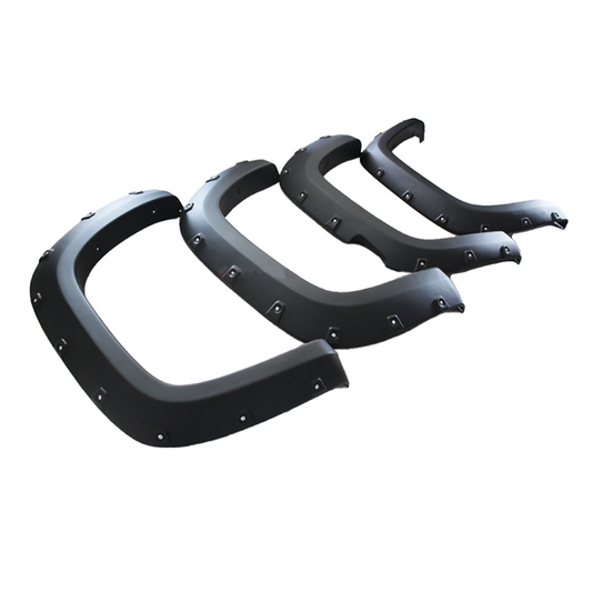 VW Amarok (2010-2014) V2 Fender Flares Mod Design - Matte Black