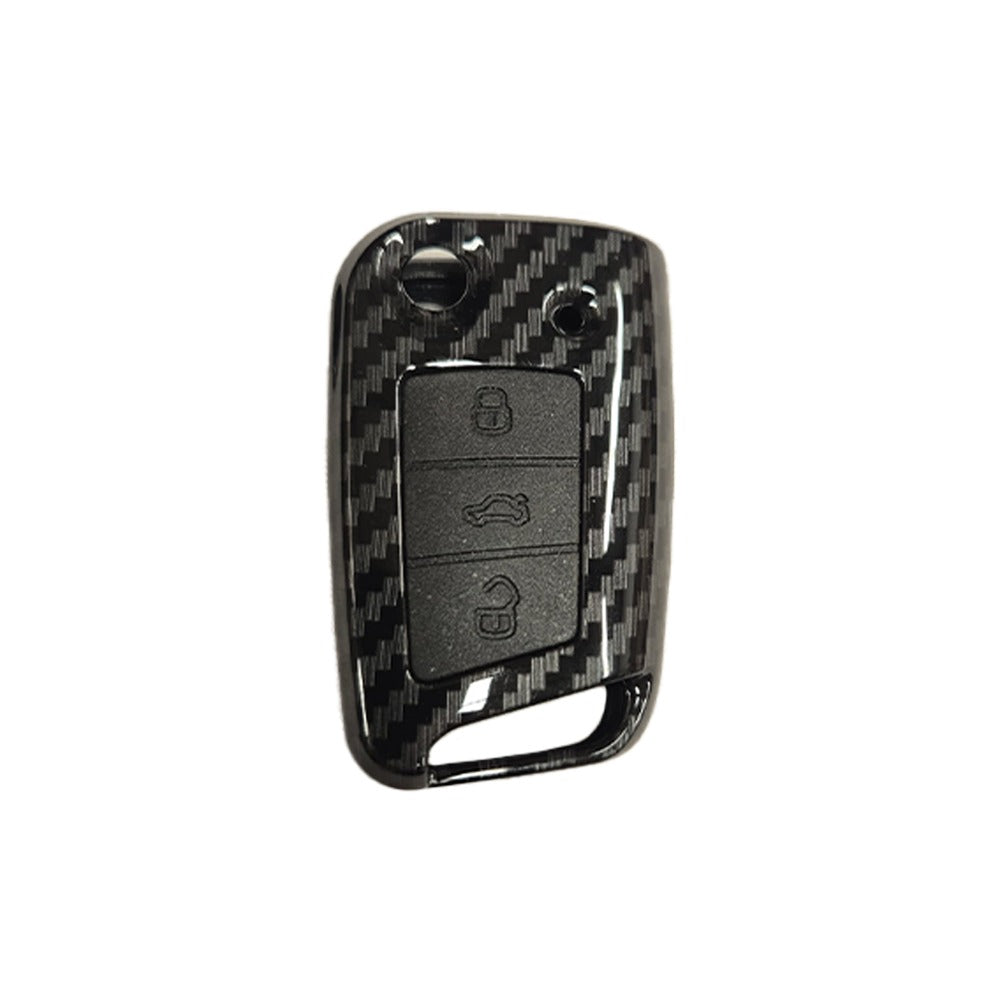 Volkswagen C-Style Key Cover Carbon & Black
