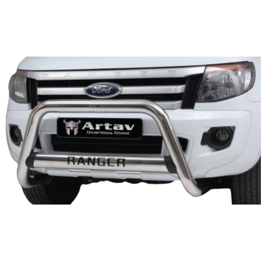 ARTAV Ford Ranger T6 (2012-2015) Nudge Bar - Stainless Steel