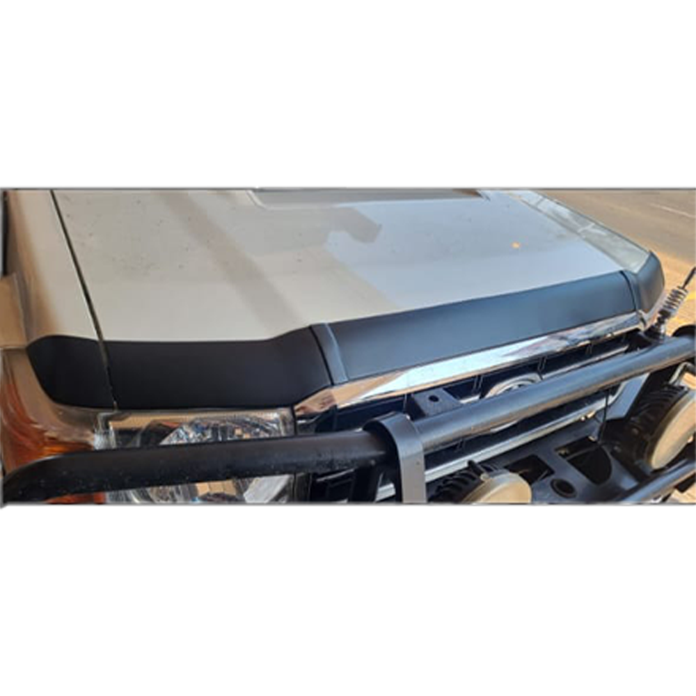 Toyota Landcruiser LC79 Series 2007-2024 Bonnet Guard (Stick on) Matte Black