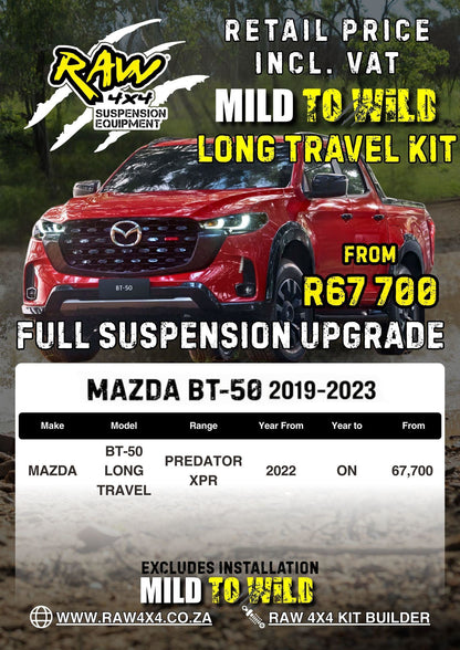 RAW 4x4 Mazda BT-50 (2019-2023) Suspension Lift Kit