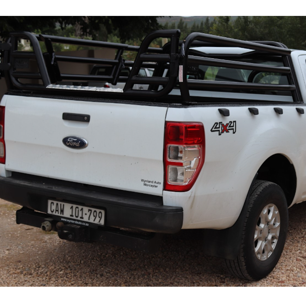 Ford Ranger Cattle Rails Ford Ranger Extended Cab (2012-2022) NATKO Utility Cattle Rail – Bakkie ...