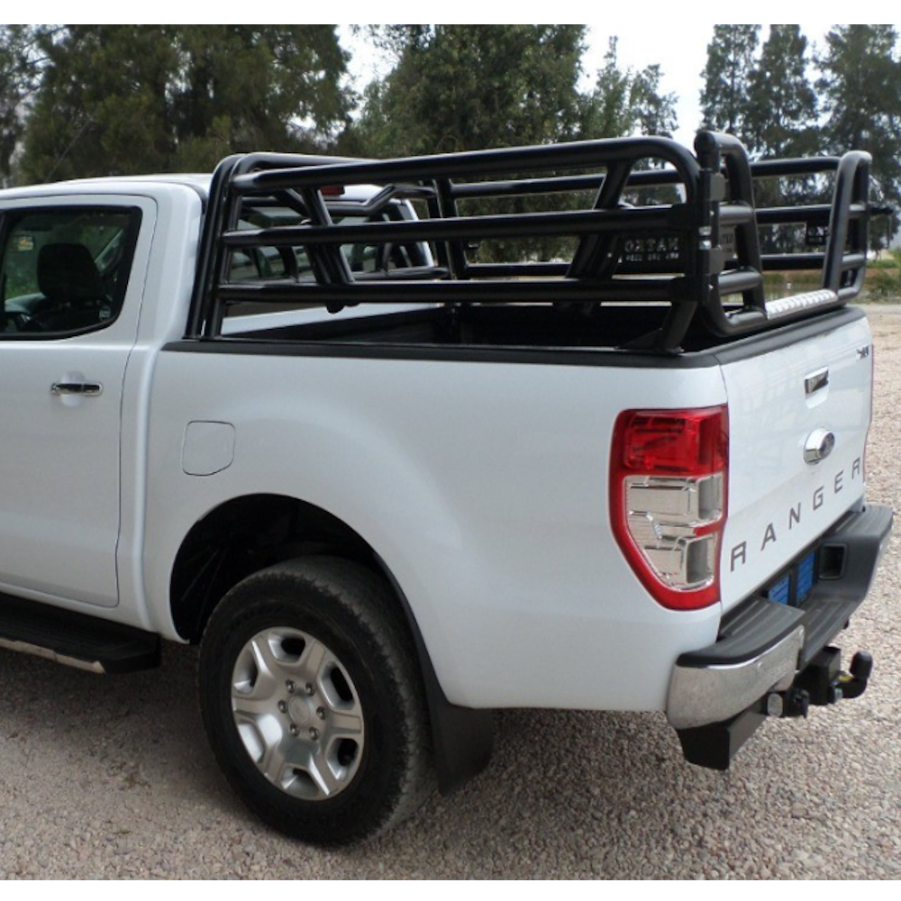 Ford Ranger Cattle Rails Ford Ranger Double Cab (2012-2022) NATKO Utility Cattle Rail – Bakkie ...