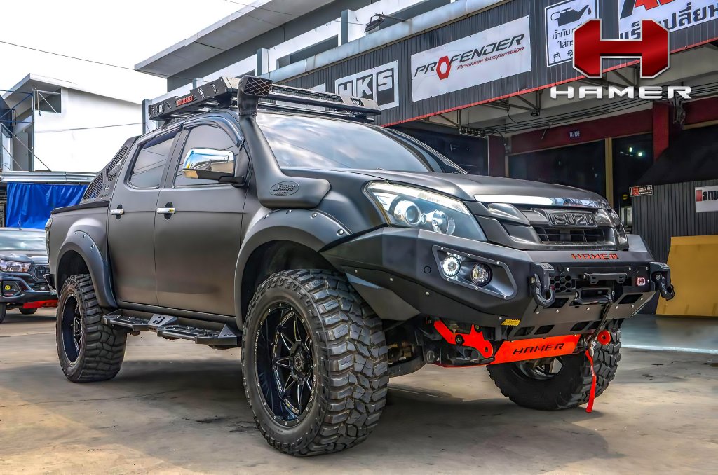Hamer Isuzu D-Max (2012-2015) King Series Front Bumper (No Bull Bar)