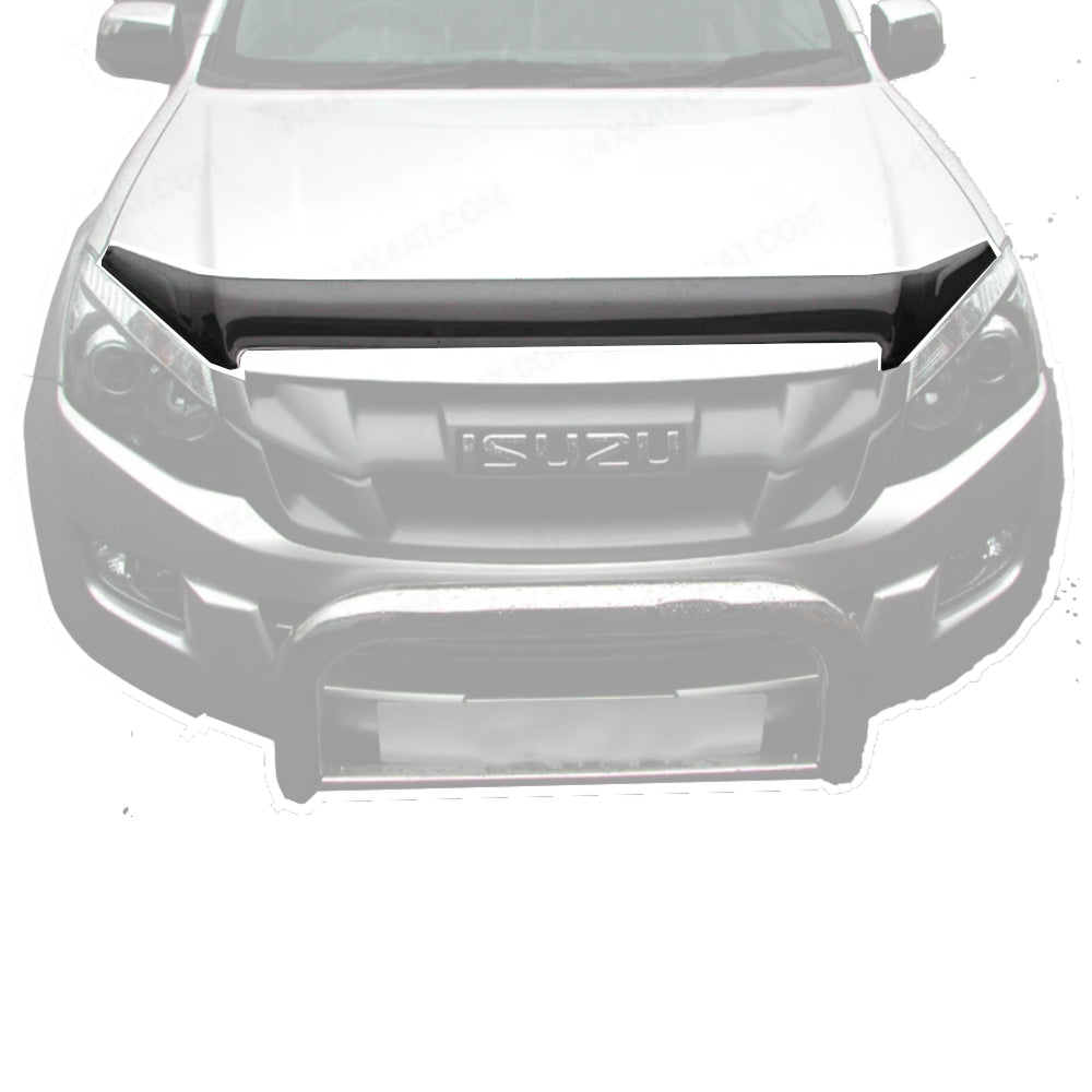 Isuzu DMAX 2012-2016 Bonnet Guard - Gloss Black