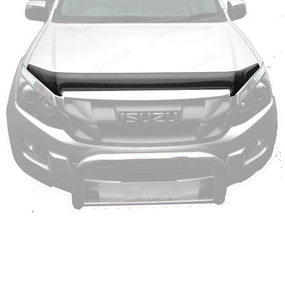 Isuzu DMAX 2012-2016 Bonnet Guard - Gloss Black